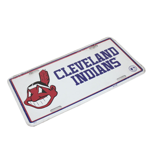 Vintage "Cleavland Indians" Number Plate