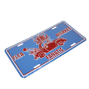Vintage 1980's "Flea Market Fanatic" Number Plate