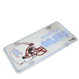 Vintage 1980's "Houston Oilers" Number Plate