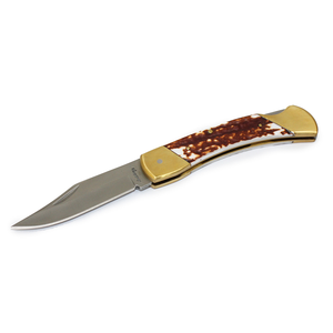 Papa Bear Staglon Handle Pocket Knife by SCHRADE