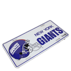 Vintage 1980's "New York Giants" Number Plate