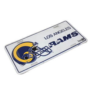 VINTAGE 1980's "LA Rams" Novelty Number Plate by TEAM NFL