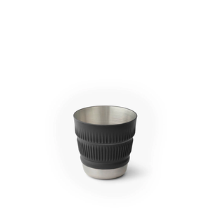 Detour Stainless Steel Collapsible Mug - Black by SEA TO SUMMIT