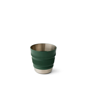 Detour Stainless Steel Collapsible Mug - Green by SEA TO SUMMIT