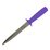 8" Pig Sticking Dagger Purple Handle With Sheath by SICUT