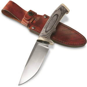 Heritage Fixed Blade D2 Steel With Leather Sheath by OLD TIMER