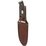 Heritage Fixed Blade D2 Steel With Leather Sheath by OLD TIMER