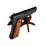 Colt Government M1911A1 Black with Wooden Grips by DENIX