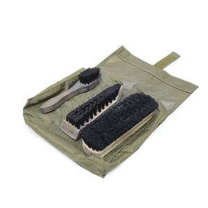 German Army 3 Brush Shoe Cleaning Kit  - MILITARY SURPLUS