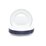 1 Dozen 24cm White Enamel Flat Plate by OUTBOUND