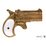 Derringer Pistol, USA 1866 13.5cm by DENIX
