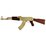 AK47 Assault Rifle, Soviet 1947 Gold 87cm by DENIX