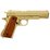 Colt Govermnent M1911A1 Gold with Wood Grips 24cm by DENIX