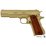 Colt Govermnent M1911A1 Gold with Wood Grips 24cm by DENIX