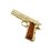 Colt Govermnent M1911A1 Gold with Wood Grips 24cm by DENIX