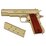 Colt Govermnent M1911A1 Gold with Wood Grips 24cm by DENIX