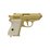 Walther PPK, Germany 1931 in Gold - 18cm by DENIX