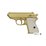 Walther PPK, Germany 1931 in Gold - 18cm by DENIX