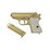 Walther PPK, Germany 1931 in Gold - 18cm by DENIX