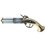 Revolving 4 Barrel Flintlock Pistol, France 18thC. 30.5cm by DENIX