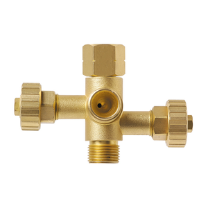 Adaptor 3/8"Lh To Dual 3/8"Lh by COMPANION