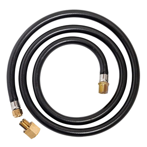 Hose 1500mm 3/8" LH BSP - 1/4" BSP by GASMATE