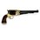 Remington 1858 Converted in Wood, Black and Brass by KOLSER