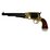 Remington 1858 Converted in Wood, Black and Brass by KOLSER