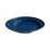 26cm Blue Enamel Plate with Stainless Steel Rim by OUTBOUND