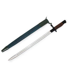Replica M1917 US Enfield Bayonet with Leather Scabbard by COMMANDO