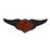 Classic Harley Logo with Black Wings Patch by HARLEY-DAVIDSON