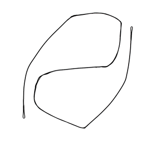 58.5" String For Predator III Bow by EK ARCHERY