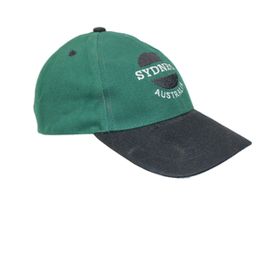 Cap Sydney Green with Black Peak by OUTBOUND
