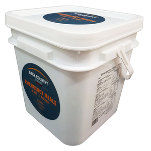 Emergency Bucket 3 Day (9 Meals) by BACK COUNTRY CUISINE