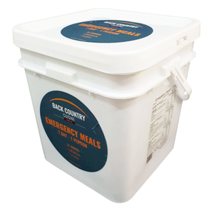 Emergency Bucket 7 Day (21 Meals) by BACK COUNTRY CUISINE