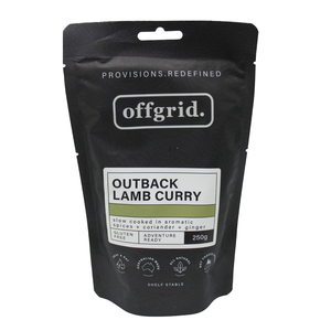 Outback Lamb Curry Heat & Eat Meal by OFFGRID
