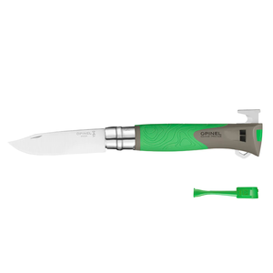 Explore #12 Stainless Green with Tick Remover 10cm by OPINEL