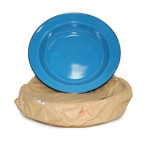 1 Dozen 22cm Enamel Soup Plate - Dark Blue by OUTBOUND