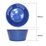 Vintage 19cm Enamel Salad Bowl in Blue by OUTBOUND