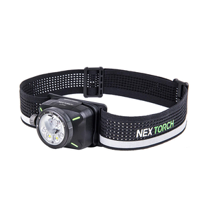 eStar AAA 1300Lm Dual-Beam White and Red Headlight by NEXTORCH