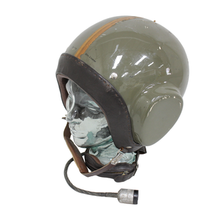 Cold War Era East German Flight Helmet - Oltn. Lindner