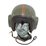 Cold War Era East German Flight Helmet - Oltn. Lindner