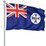 State Flag Of Queensland (Large) 5'x3' by OUTBOUND