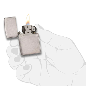 Armour - Brushed Chrome by ZIPPO