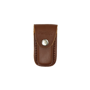 Sheath - Leather Brown Small by PACIFIC CUTLERY
