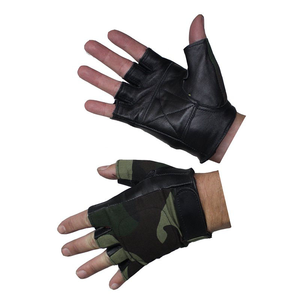 Fingerless Leather Glove by COMMANDO