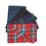 VINTAGE 1980's Acrylic Plaid and Plain Scarf by OUTBOUND