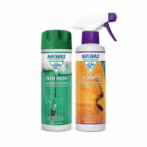Twin Pack Tech Wash + TX Direct Spray on by NIKWAX