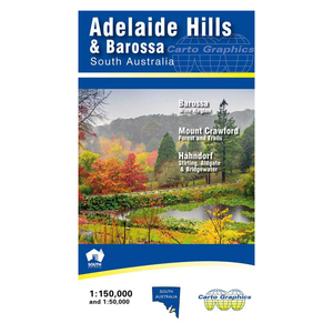 Adelaide Hills & Barossa by CARTO GRAPHICS