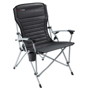 Crossover Folding Camp Chair in Black by CARIBEE